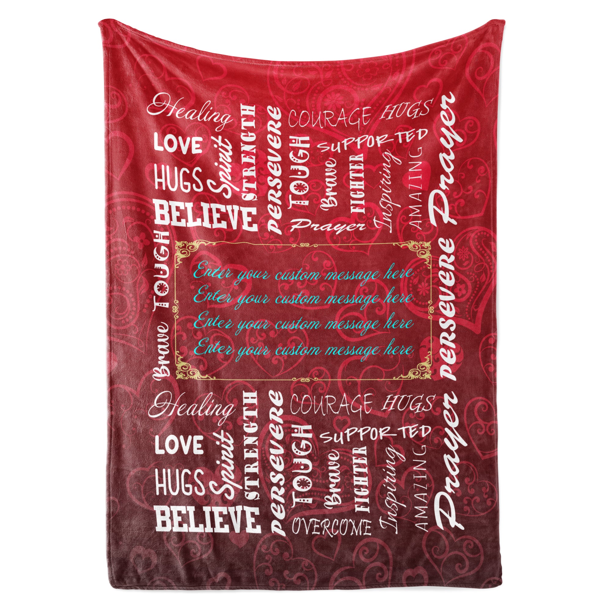 Personalized Note Blanket For Mom: Custom Message Gifts For Mom