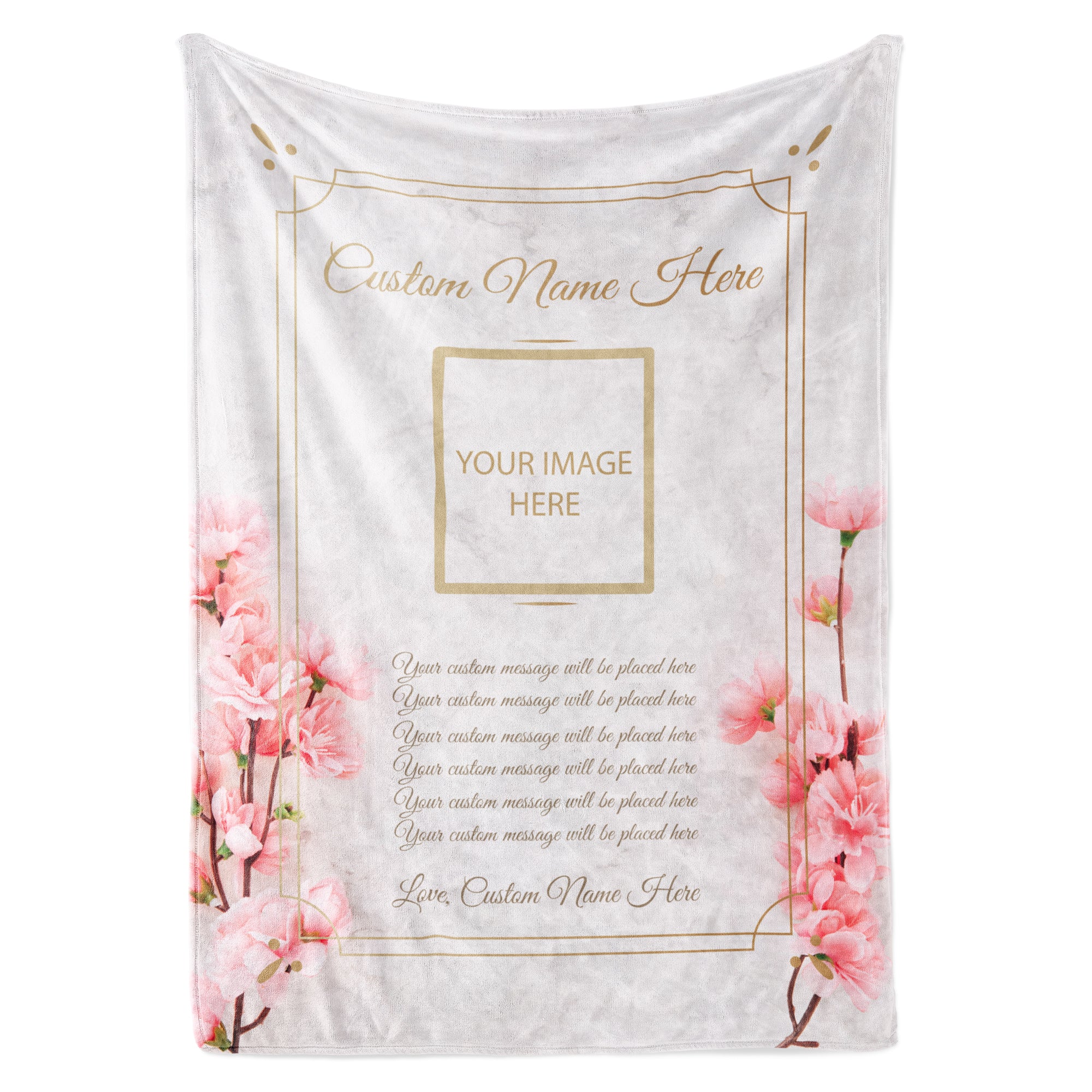 Personalized Photo Blanket For Mom: Written Letter Gifts For Mom