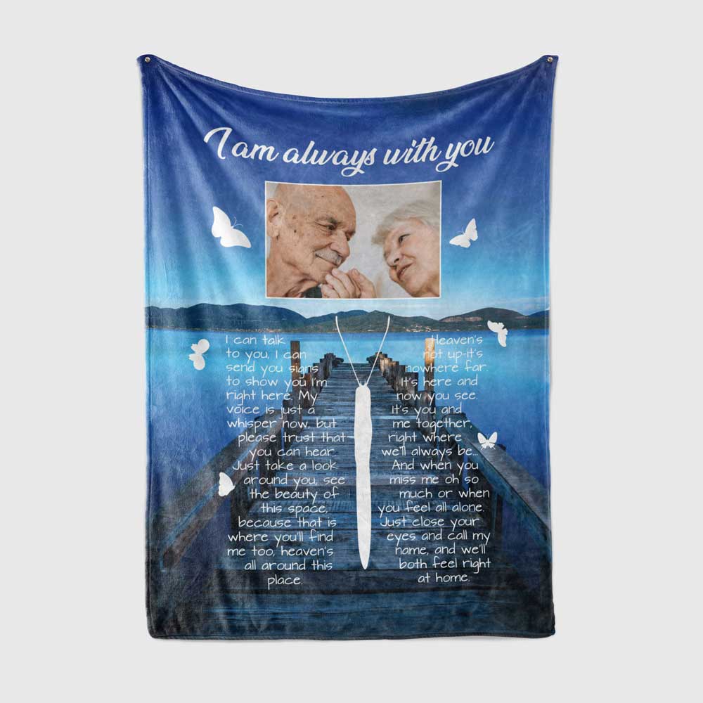 Memorial Blanket - In Loving Memories Custom Photo Blanket Memorial