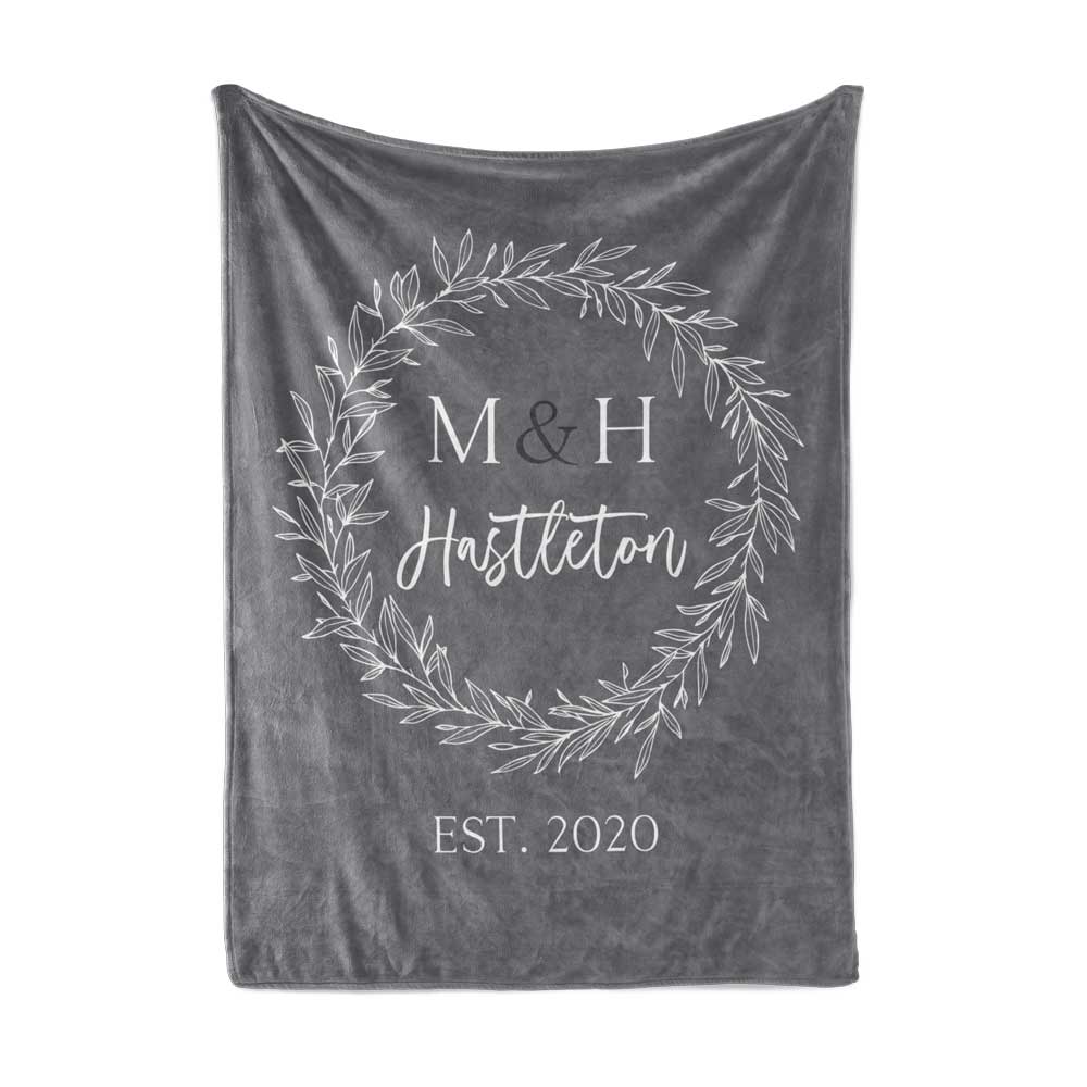 Anniversary Wedding Gifts for Couples Mr and Mrs Honeymoon Just Married  Throw Blanket Gifts for Him Her Personalized Wedding Gifts for the Couple 