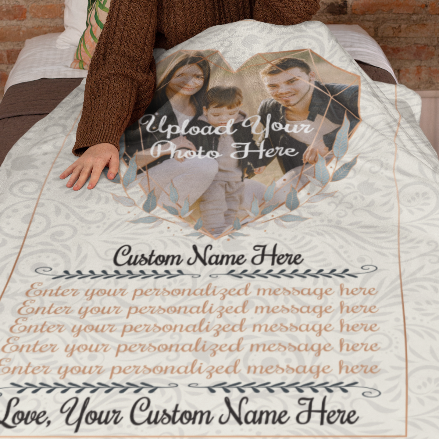 Personalized Photo Blanket For Mom: Written Letter Gifts For Mom, Cool -  customoutpost