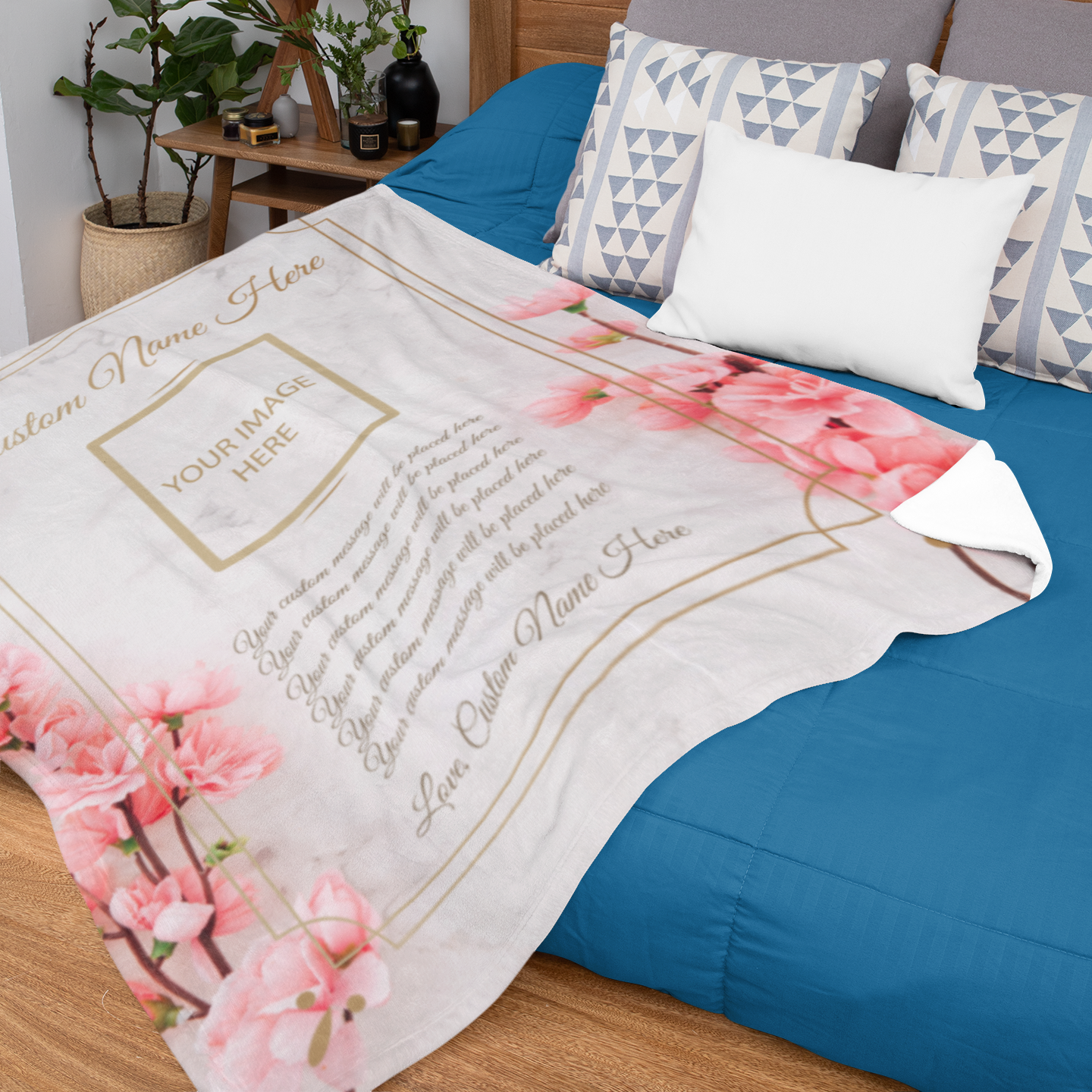 Personalized Photo Blanket For Mom: Written Letter Gifts For Mom, Cool -  customoutpost